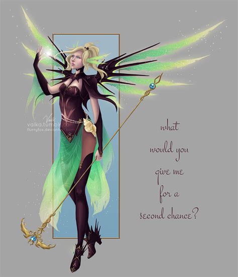 The Beauty of Witch Mercy: How Fan Paintings Capture the Hero's Grace and Power